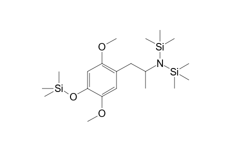 2,4,5-Trimethoxyamphetamine-A (-CH3) 3TMS