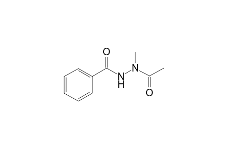 1-acetyl-2-benzoyl-1-methylhydrazine