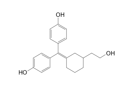 3-(2'-Hydroxyethyl)-1-[bis(p-hydroxyphenyl)methylene]cyclohexane