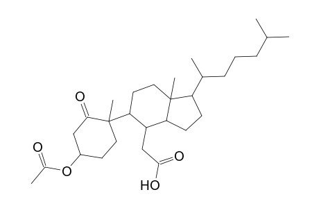 5,6-Secocholestan-6-oic acid, 3-(acetyloxy)-5-oxo-, (3.beta.)-