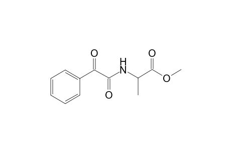 Methyl N-(phenylglyoxyl)alaninate