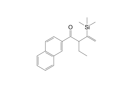 2-Ethyl-1-(naphthalen-2-yl)-3-(trimethylsilyl)but-3-en-1-one