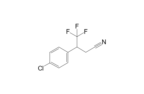 3-(4-Chlorophenyl)-4,4,4-trifluorobutanenitrile