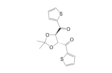 [(4R,5R)-2,2-dimethyl-5-(2-thenoyl)-1,3-dioxolan-4-yl]-(2-thienyl)methanone