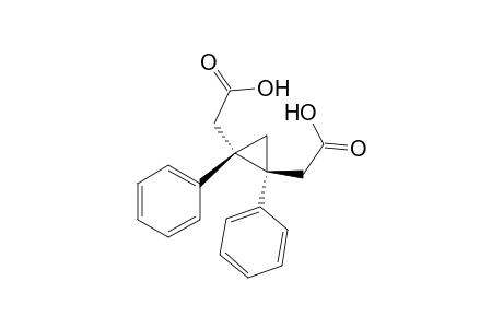 1,2-Cyclopropanediacetic acid, 1,2-diphenyl-, trans-