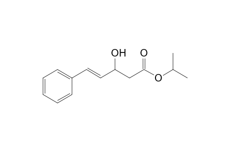 (E)-3-hydroxy-5-phenyl-4-pentenoic acid propan-2-yl ester