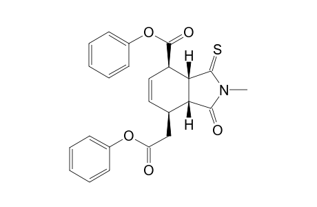 1,3,4,7-Tetrahydro-N-methyl-5,6-bis(benzoyloxy)-1-thioxoisoindolin-3-one