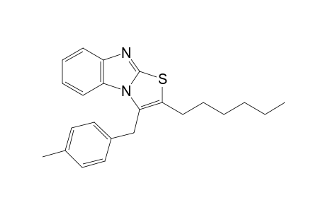 2-Hexyl-3-(4-methylbenzyl)benzo[4,5]imidazo[2,1-b]thiazole