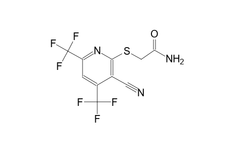 2-(3-Cyano-4,6-bis-trifluoromethyl-pyridin-2-ylsulfanyl)-acetamide