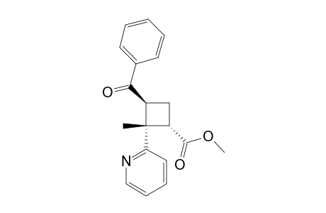 4.beta.-Benzoyl-2.alpha.-methoxycarbonyl-1.beta.-methyl-1.alpha.-(2-pyridyl)cyclobutane