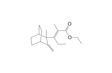 Ethyl 3-( 3'-methylene-2'-methylbicyclo[2.2.2]oct-2'-yl]-2-methyl-2-pentenoate