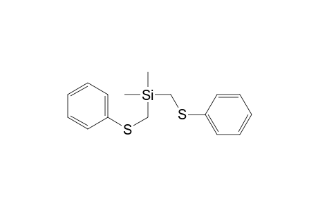 Dimethyl-bis[(phenylthio)methyl] silane