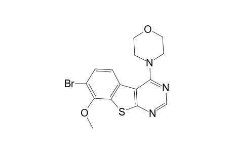7-Bromo-4-(4-morpholinyl)[1]benzothieno[2,3-d]pyrimidin-8-yl methyl ether