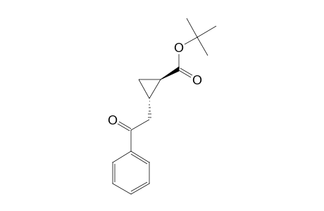 TRANS-(+/-)-TERT.-BUTYL-2-(2-OXO-2-PHENYLETHYL)-CYCLOPROPANE-1-CARBOXYLATE