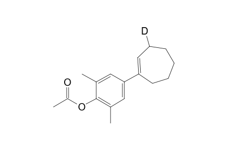 1-(4-Acetoxy-3,5-dimethylphenyl)-3-deuteriocycloheptene