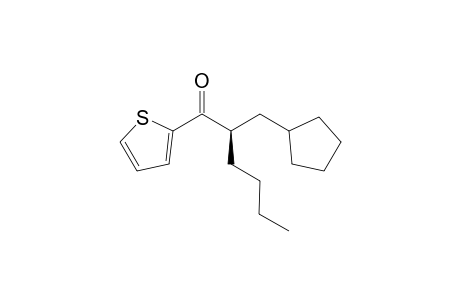 (2R)-2-Cyclopentylmethyl-1-(thien-2'-yl)hexan-1-one