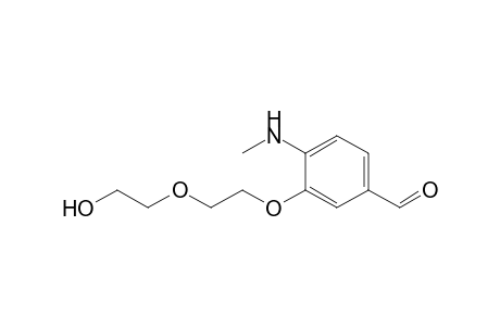 3-[2-(2-hydroxyethoxy)ethoxy]-4-(methylamino)benzaldehyde