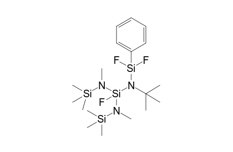 1,1,3-Trifluoro-2-tert-butyl-3-bis(methyltrimethylsilylamino)-1-phenyl-disilazane