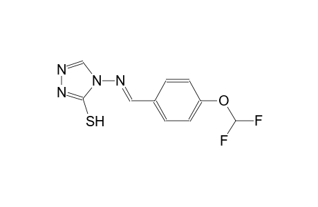 4-({(E)-[4-(difluoromethoxy)phenyl]methylidene}amino)-4H-1,2,4-triazole-3-thiol