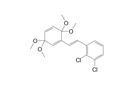 1-[(E)-2-(2,3-dichlorophenyl)ethenyl]-3,3,6,6-tetramethoxycyclohexa-1,4-diene