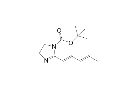 2-[(1E,3E)-penta-1,3-dienyl]-2-imidazoline-1-carboxylic acid tert-butyl ester