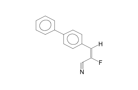 (E)-1-FLUORO-1-CYANO-2-(4-PHENYLPHENYL)ETHENE