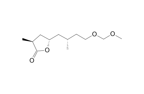 (3S,5S)-5-((S)-4-(Methoxymethoxy)-2-methylbutyl)-3-methyldihydrofuran-2(3H)-one
