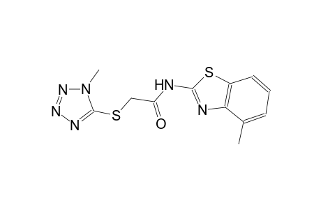 N-(4-methyl-1,3-benzothiazol-2-yl)-2-[(1-methyl-1H-tetraazol-5-yl)sulfanyl]acetamide