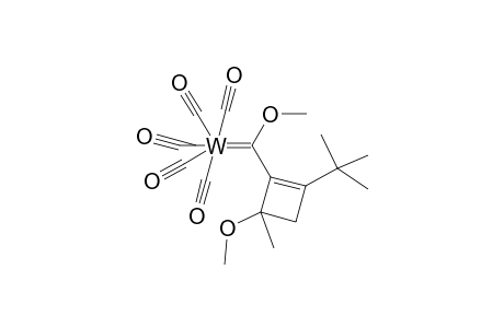 2-[Methoxymethylene(pentacarbonyl)tungsten]-3-methoxy-3-methyl-1-tert-butylcyclobut-1-ene complex
