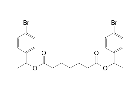 Pimelic acid, di(1-(4-bromophenyl)ethyl) ester