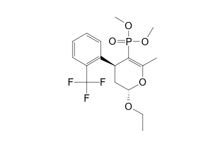 5-(DIMETHOXYPHOSPHORYL)-2-ETHOXY-3,4-DIHYDRO-6-METHYL-4-[2-(TRIFLUOROMETHYL)-PHENYL]-2H-PYRAN;TRANS-ISOMER