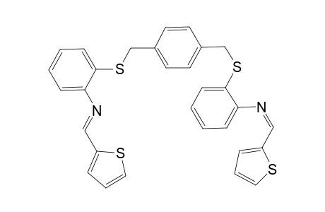 1,4-Bis[(2'-(thien-2-yl)methylideneimino)phenylsulfanylmethyl]benzene