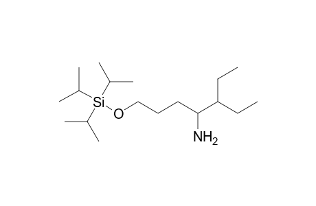 5-Ethyl-1-[(triisopropylsilyl)oxy]-4-heptanamine