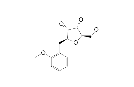 1-DEOXY-1-BETA-(2-METHOXYBENZYL)-D-RIBOFURANOSIDE