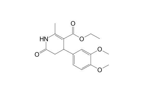 5-Carboethoxy-6-methyl-4-(3,4-dimethoxyphenyl)-3,4-dihydropyridine-2-one
