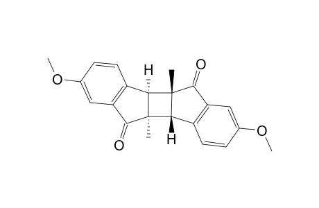 (5a.alpha.,5b.beta.,10a.beta.,10b.alpha.)-5a,5b,10a,10b-Tetrahydro-3,8-dimethoxy-5a,10a-dimethylcyclobuta[1,2-a:3,4-a']diindene-5,10-dione