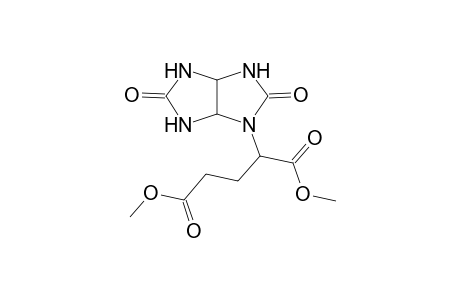 Pentanedioic acid, 2-(3,7-dioxo-2,4,6,8-tetraazabicyclo[3.3.0]oct-2-yl)-, dimethyl ester