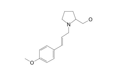 [1-[(E)-3-(4-methoxyphenyl)prop-2-enyl]pyrrolidin-2-yl]methanol