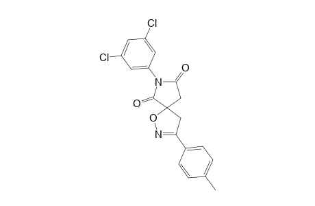 3-(4-METHYLPHENYL)-7-(3,5-DICHLOROPHENYL)-6,8-DIOXO-1-OXA-2,7-DIAZASPIRO-[4,4]-NON-2-ENE