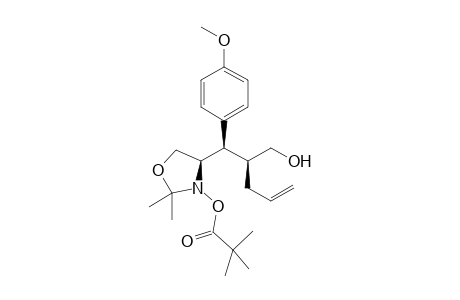 (1R,2S,4R)-4-[2-Hydroxymethyl-1-(4-methoxyphenyl)pent-4-enyl]-2,2-dimethyloxazolindine-3-carboxylic acid tert-butyl ester