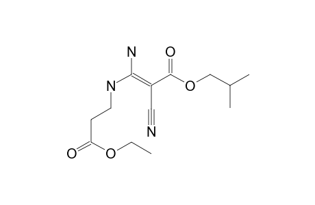 ISOBUTYL-3-AMINO-2-CYANO-3-[[2-(ETHOXYCARBONYL)-ETHYL]-AMINO]-PROP-2-ENOATE