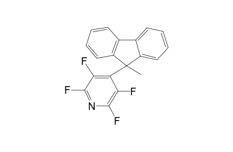 2,3,5,6-Tetrafluoro-4-(9-methyl-9H-fluoren-9-yl)pyridine