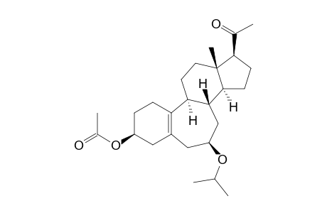 3a-Acetoxy-B-homo-6as-isopropyloxy-pregna-5(10)-en-20-one