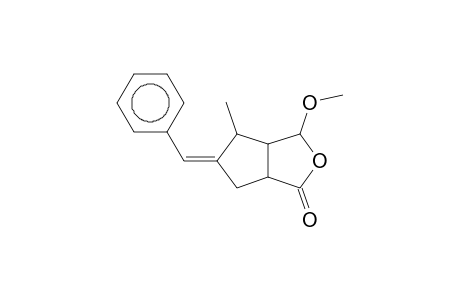 3-Oxabicyclo[3.3.0]octan-2-one, 7-benzylidene-4-trans-methoxy-6-methyl-, (Z)-