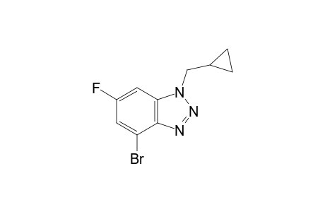 4-Bromo-6-fluoro-1-(cyclopropylmethyl)-1H-benzotriazole