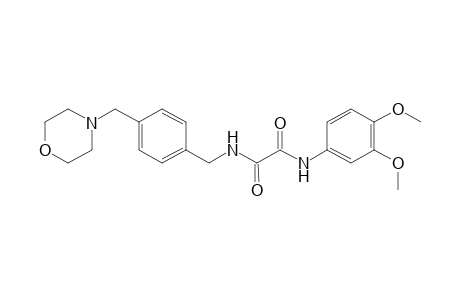 Ethanediamide, N(1)-(3,4-dimethoxyphenyl)-N(2)-[[4-(4-morpholinylmethyl)phenyl]methyl]-