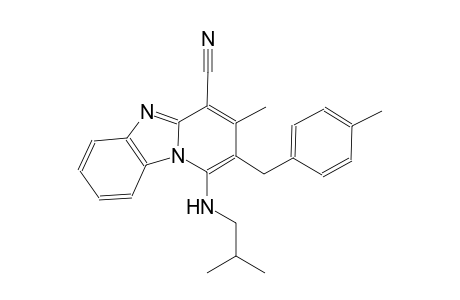 1-(isobutylamino)-3-methyl-2-(4-methylbenzyl)pyrido[1,2-a]benzimidazole-4-carbonitrile