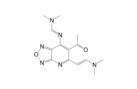 methanimidamide, N'-[6-acetyl-5-[(E)-2-(dimethylamino)ethenyl][1,2,5]oxadiazolo[3,4-b]pyridin-7-yl]-N,N-dimethyl-