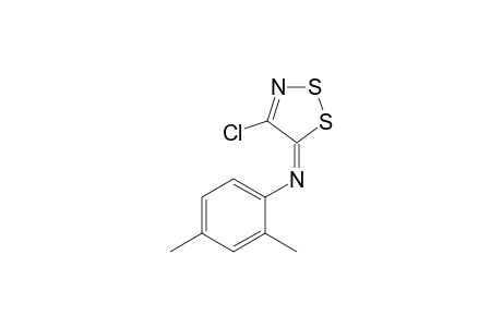 N-(4-Chloro-5H-1,2,3-dithiazol-5-ylidene)-2,4-dimethylaniline