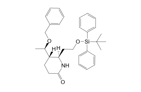 (5S,6R)-5-[(1R)-1-benzoxyethyl]-6-[2-[tert-butyl(diphenyl)silyl]oxyethyl]-2-piperidone